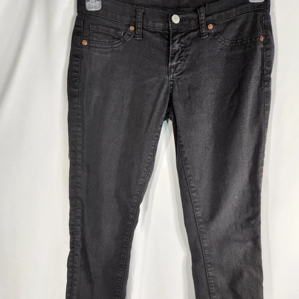 Lucky Brand Black Cotton Capri Jeans Size 25 / 0